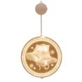 thumbnail image 2 of 1pc 16cm / 6.3in Decoración de Navidad Luz LED Colgante Luz colgante 3D, 2 of 8