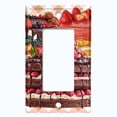 thumbnail image 5 of Metal Light Switch Plate Cover Elegant Chocolate Cake Dessert CAK010, 5 of 14