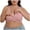 Rose Gold, variant on Women's Front Closure Wireless Bra Comfortable Convertible Straps Backless Design for Daily Wear
