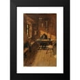 thumbnail image 2 of August von Pettenkofen 17x24 Black Modern Framed Museum Art Print Titled - The Village Writer (The Village Skribe), 2 of 5