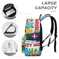 thumbnail image 4 of Mickey Mouse Clubhouse+-theme Backpack, Campus style schoolbag Bookbag with Adjustable Shoulder Straps And Large Zip Compartment, Unisex Travel Bags.17", 4 of 6