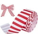 thumbnail image 1 of Cinta de rayas rojas y blancas de 10,94 yardas, cinta de tela de 1-1/4 pulgadas, cinta de grogrén de poliéster rojo y blanco, 1 of 9