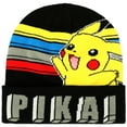 thumbnail image 2 of Pokemon Pikachu knitted Beanie and Gloves Set for kids, 2 of 3