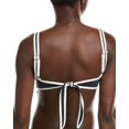 thumbnail image 2 of WeWoreWhat womens  Scoop Underwire Bikini Top, m, Blue, 2 of 3