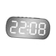 thumbnail image 2 of Reloj despertador digital Reloj despertador Adolescentes con temperatura Reloj de escritorio Dormitorio Reloj despertador para , LED negro, 2 of 8