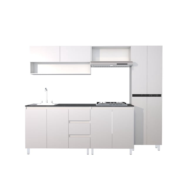 Cocina Integral OLIVO Con Parrilla Premium Minimalista