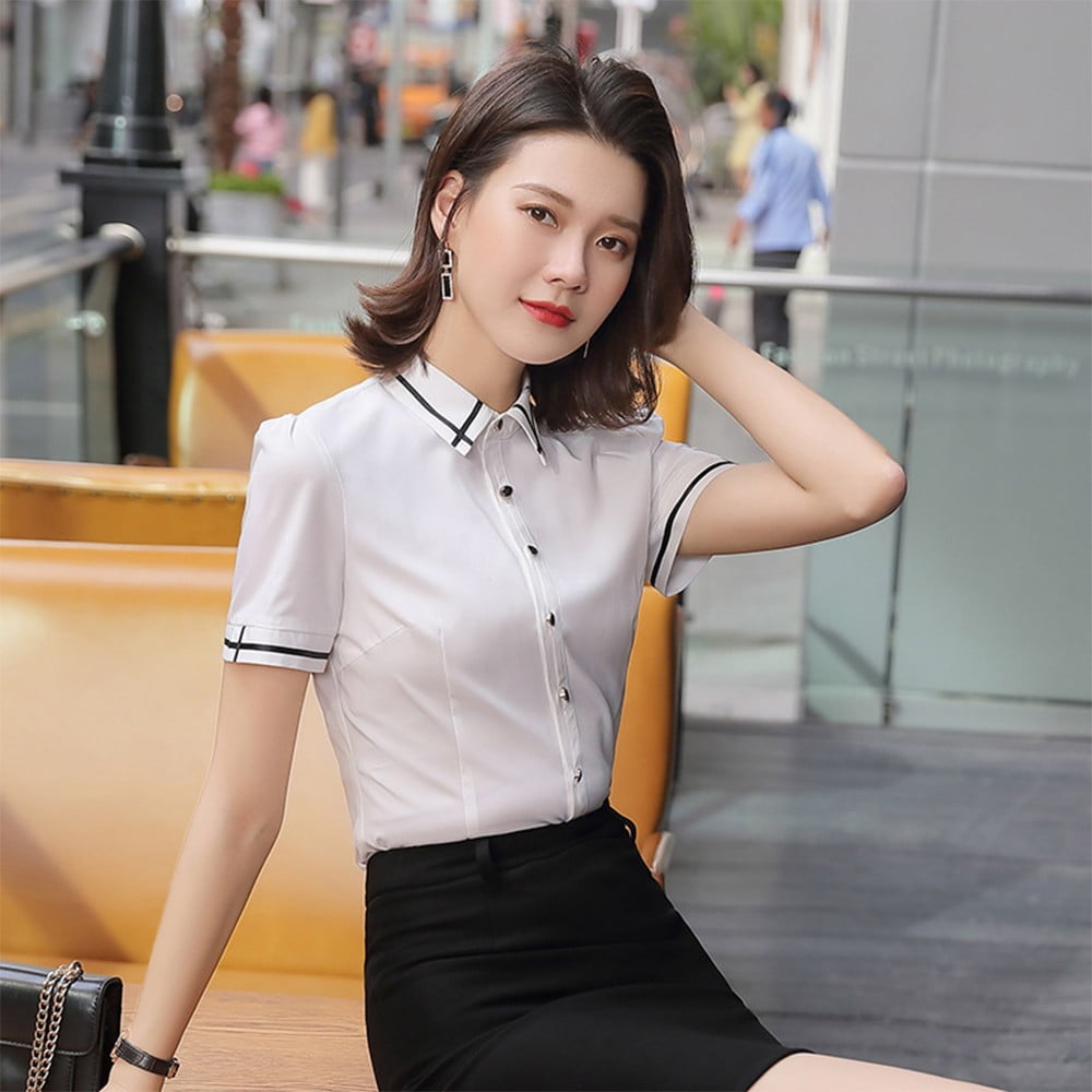 Siola empire-line cherry-print tunic - White