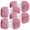 Pink, variant on NORVIAN 3 Skeins Long-Haired Faux Mink Fur Yarn, #6 Super Bulky 100% Polyester Fuzzy Imitation Mink Yarn, 100g(3.53oz), 50m(54.68yds)Per Skein
