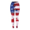 thumbnail image 2 of TOWED22 Women's 4th of July Leggings American Tights Leggings for Women Lifting(Blue,L), 2 of 4