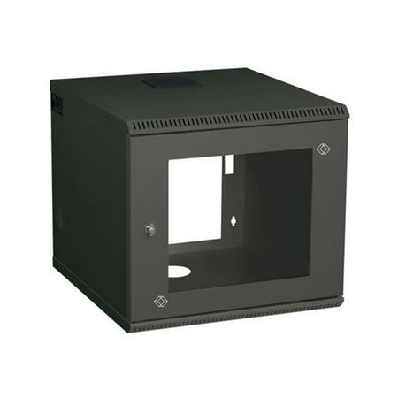 Square Mounting Holes - Wallmount Cabinet - 6U, M5 Square Holes, 22.05 x 23.62 in.