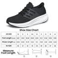 thumbnail image 2 of AMANSSE Mens Shoes Non Slip Running Walking Shoes Lightweight Breathable Slip on Sock Shoes Workout Gym Shoes Black Size 9, 2 of 7