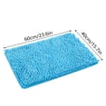 thumbnail image 3 of Lake Blue Bathroom Carpet Absorbent Bathroom Mat Soft And Comfortable Furry Durable Thickened Bathroom Carpet Machine Washable Reusable Polyester Carpet,As Shows B,Polyester, 3 of 9