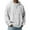 White, variant on Zylanna Men's Hooded Sweatshirts with Pockets, Soft & Warm Solid Color Casual Half-Zip Sport Hoodies Pullover for Men Black
