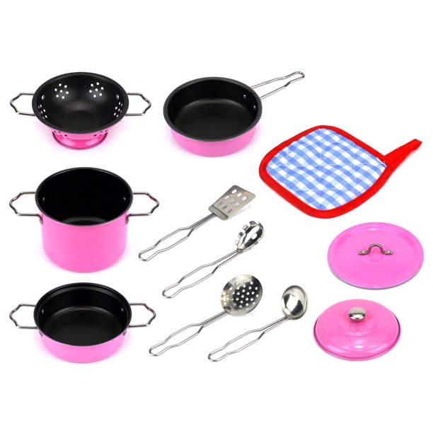 Little Chef Combo Complete 11 Pcs. Metal Children's Kid's Toy