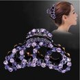 thumbnail image 2 of Pinza De Pelo Grande De Cristal Para Mujer, Horquilla De Lujo Con Diamantes De Imitación, Pinza Para El Pelo Moyic CE005008-00, 2 of 6