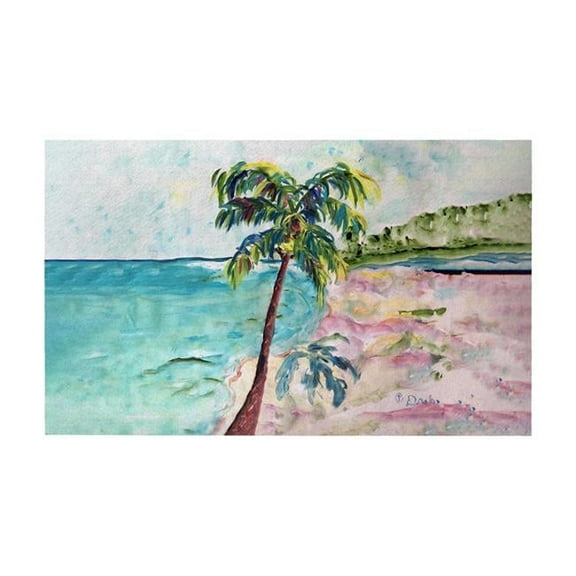 Betsy Drake DM1385G 30 x 50 in. Palm & Coast Door Mat