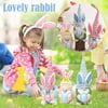 Aligament Easter Decor Easter Faceless Dwarf Decoration Ornaments Rabbit Plush Doll Rudolph Doll Easter Decoration Doll
