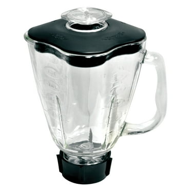 Brentwood Blender Glass Jar Replacement 6-Piece Set for Oster Blender (For Oster P-OST722, 42 Ounces)