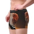 thumbnail image 2 of Fotbe Elephant Sunset in Kenya Calzoncillos Tipo Boxer con Bolsa de Soporte Total para Hombre, X-Temp Fresco, Transpirable y de Secado Rápido-Medium, 2 of 5
