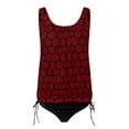 thumbnail image 4 of Women Sexy Push Up Women Two Cute Swimsuit with Shorts plusush up Swimsuits for Women Tankini Set High Waisted Swimsuit Tops for Women plusith Support Women Two Cute Swimsuit with Shorts, 4 of 5