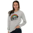 thumbnail image 4 of Cute But Crazy Sarcastic Funny Gym Women's Long Sleeve T Shirt Brisco Brands S, 4 of 6