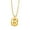 Gold B, variant on Chunky Bubble Letter Initial Necklace for Women Trendy Cute Charm Pendant Personalized Alphabet Silver Balloon Letters S Necklaces