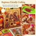 thumbnail image 3 of 2026 DIY Autumn Harvest Pumpkin Pearl Diamond Art Kit, Autumn Pearl Painting Kit, Fall Diamond Art PaintingKit for Adults, Harvest Seasonal Home Decor, Thanksgiving Gift, 3 of 7