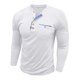 thumbnail image 4 of pstuiky camisas de manga larga para hombre, Cárdigan informal de color liso para hombre, con botones, bolsillo y mangas largas y cuello redondo camisetas de hombre xxl, 4 of 7