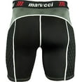 thumbnail image 2 of Marucci Youth Padded Baseball Sliding Shorts W/Cup Black L, 2 of 6
