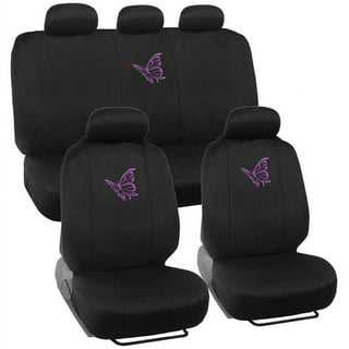 Minimalist Cream White Car Seat Covers Set Summer Car Accessories for Women Car  Cushions Auto Interior Accessories for Girls 