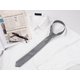 thumbnail image 5 of Corbata Delgada Moda Clásica Corbata De Rayas Autoadhesiva Preppy Para Mujeres Hombres Blanco Negro Talla única, 5 of 5