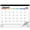Clear, variant on Dunwell 2027 Desk Calendar, 22x17, Rainbow