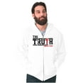 thumbnail image 3 of Truth John 14:6 Christian Verse Zip Up Hoodie Men's Women's Brisco Brands S, 3 of 6