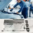thumbnail image 4 of Master Mechanic 180 Piece Mechanics SAE and Metric Assorted Socket Tool Kit, 4 of 7