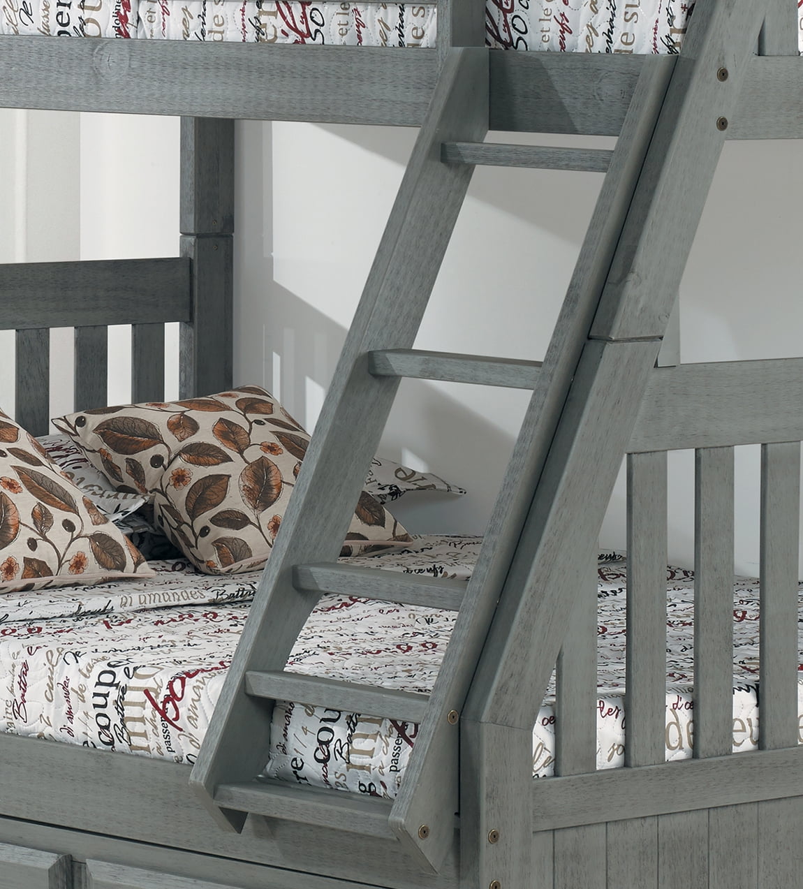 Get free shipping on qualified bunk beds or buy online pick up in store today in the furniture department. american furniture classics solid pine twin full bunk bed with three drawers in charcoal