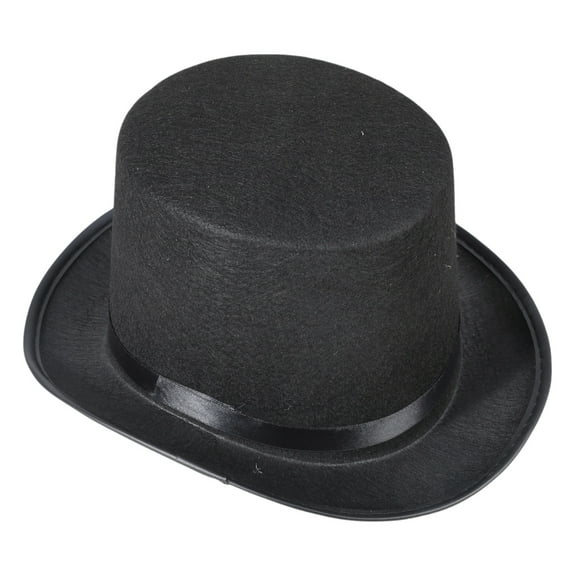 Yokua Magician Black Color Holiday Party Halloween Top Hat Fashion Unisex Top Hat