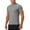 Grey, variant on sususu Mens Tshirts Cotton , Mens Clothes , Performance Athletic Workout Tee For Men Wicking Running Gym Fitness Training Short Sleeve Shirt
