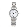thumbnail image 5 of Women Strap Quartz Watches Wrist Strap Round Watch Easy Read Number Dial Classical Office Ladies Fashion Adjustable Stainless Steel GoldWhite, 5 of 5