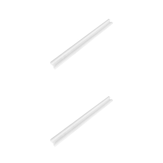 sweethay Tira de sellado inferior para puerta Flexible de 95CM Blanco PC 1 2Conjunto