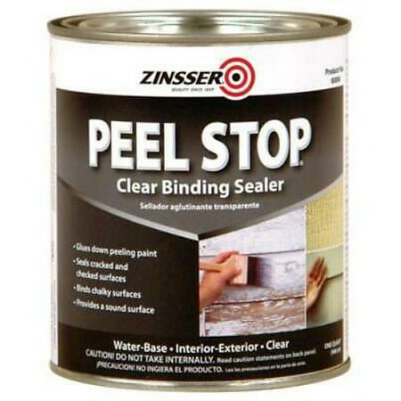 2 PK Zinsser QT Peel Stop Clear Binding Primer Glues Down Old Paint (Best Primer For Peeling Paint)