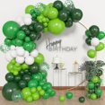 thumbnail image 1 of Kit de arco de globos Archloon 156 piezas, verde, látex y confeti, 1 of 5