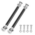 thumbnail image 1 of Unique Bargains 2pcs 100mm Universal Car Bumper Lip Splitter Strut Tie Rods Adjustable Splitter Support Rods, 1 of 8