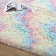 thumbnail image 3 of Rainbow Fluffy Bedroom Rugs Shaggy Indoor Modern Area Rugs For Girls Baby Room Kids Room Living Room Home Decor Floor Carpet 31.5"*63", 3 of 7
