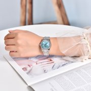 PAGANI DESIGN Women's Watches 32mm Luxury Stainless Steel Waterproof Wrist Watch for Women Diamond Bezel Sapphire Dial Glass PD-1776