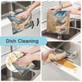 thumbnail image 2 of Yayeee 6 Pack Kitchen Dish Cloths for Washing Dishes Soft Absorbent Microfiber Towels, Floating Whale, 2 of 9