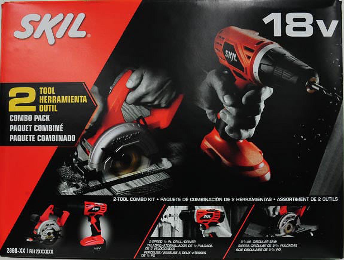 Skil 2860-10 18-Volt Drill and Circular Saw Combo Kit - image 2 of 4