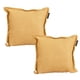 thumbnail image 1 of Cojin Decorativo Cuadrado Set de 2 DICASA Mostaza, 1 of 4
