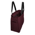 thumbnail image 2 of Tote Bags for Everyday Use - Sturdy Reusable Tote Bags - by Mato and Hash - 6PK Maroon CA2950, 2 of 2