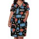 thumbnail image 2 of Pickleball Life Sport Pattern Dark Loose Pocket Dress Summer dresses for women dress women summer 2025 Casual dresses, 2 of 6