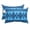 Blue, Sky Blue, Azure, Ocean Blue, variant on Blush Pink Boho Southwestern Outdoor Pillows for Chaise Lounge Chair Waterproof Lumbar Pillows with Insert&Adjustable Strap Beach Headrest Pillow Vintage Ethnic Tribes Zigzag Tile Pool Pillow 11"x16"